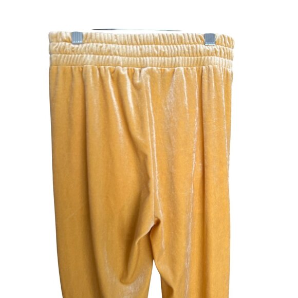 Rockstar Original Yellow Velour Jogger Pants S - Picture 3 of 5
